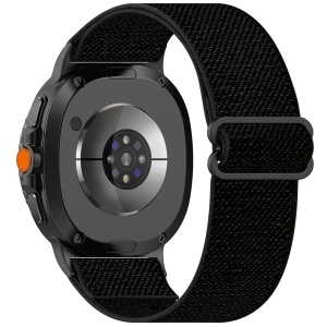 Curea Naylon pentru Samsung Galaxy Watch8 40mm/Watch8 44mm/Watch8 Classic, Ajustabila, Premium, Skyddar W80, Negru