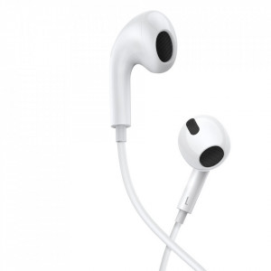 Encok C17 Wired Earphones (NGCR010002) - Type-C Connector with Microphone, 1.1m - White - Img 2
