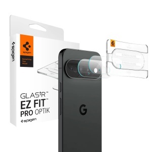 Folie Camera pentru Google Pixel 11 (set 2) - Spigen Glas.tR Optik EZ Fit Pro (AGL11479) - Black