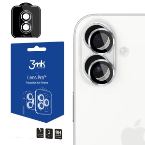 Folie camera pentru iPhone 17 din sticla, Full Cover, Ultra Rezistenta, Premium, Lens Protection Pro 3mk, Argintiu