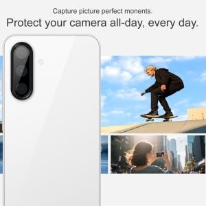 Folie camera pentru Samsung Galaxy A17 5G, SKYDDAR INNOVATION, Camera Glass Negru, set cu sticker - Img 2
