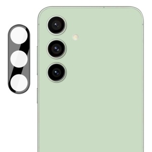 Folie camera pentru Samsung Galaxy S24 FE, SKYDDAR INNOVATION, Camera Glass Negru, set cu sticker