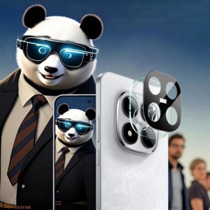 Folie camera pentru Xiaomi Redmi Note 15 Pro 5G, Camera Glass Negru, set cu sticker, Negru - Img 4