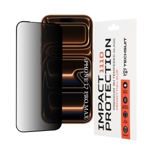 Folie pentru iPhone 17 Pro Max, Anti-spy Ultra HD, Protectie 9H, Montare Simplă, 111D, set cu sticker, Privacy