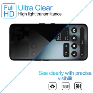 Folie pentru Nothing Phone (4a) Pro, Anti-spy Ultra HD, Protectie 9H, Montare Simplă, 111D, set cu sticker, Privacy - Img 3