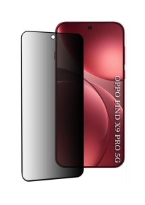 Folie pentru Oppo Find X9 Pro, Anti-spy Ultra HD, Protectie 9H, Montare Simplă, 111D, set cu sticker, Privacy