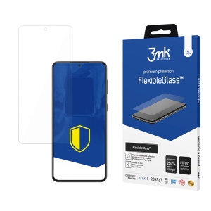 Folie pentru Samsung Galaxy S24 FE din silicon, 3mk FlexibleGlass, Transparent