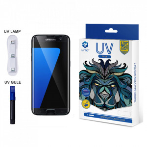 Folie sticla Samsung Galaxy S7 Edge, 3D UV cu adeziv LITO - Transparent
