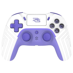 Gamepad Wireless PS4/PC/Android, Proove Skadi, Touchpad, Bluetooth, USB-C, AUX, 600mAh, Alb;mov
