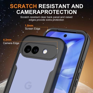 Husa 360° Google Pixel 10a, SKYDDAR INNOVATION, [Pachet 360°] ColorVerse, set cu sticker, Negru - Img 4