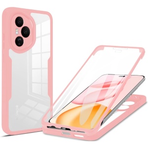 Husa 360° Honor 400 Pro, SKYDDAR INNOVATION, [Pachet 360°] ColorVerse, set cu sticker, Roz