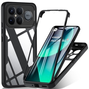 Husa 360° Xiaomi Poco F8 Ultra, SKYDDAR INNOVATION, [Pachet 360°] ColorVerse, set cu sticker, Negru