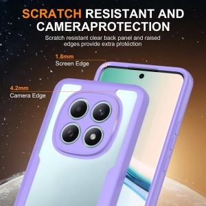 Husa 360° Xiaomi Redmi Note 15 4G, SKYDDAR INNOVATION, [Pachet 360°] ColorVerse, set cu sticker, Mov - Img 5