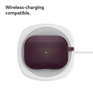 Husa Apple AirPods Pro, Spigen Caseology Vault - Burgundy - Img 5