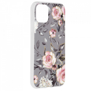 Husa iPhone 11 Marble Series, Techsuit - Bloom of Ruth Gray - Img 2