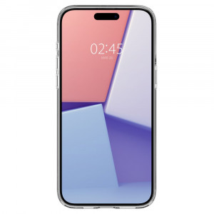 Husa iPhone 15 Pro Max, Spigen Air Skin Hybrid - Crystal Clear - Img 3