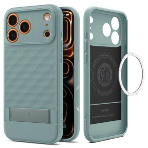 Husa iPhone 17 Pro Max, Spigen Caseology Parallax MagSafe, Verde