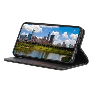 Husa Motorola Edge 60 tip carte cu Portofel Interior, Protectie la socuri, set cu sticker, smart magneto, Negru - Img 6