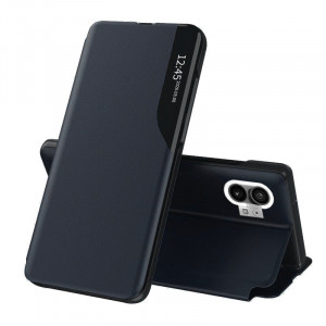 Husa Nothing Phone 1 tip carte, Techsuit eFold - Albastru - Img 1