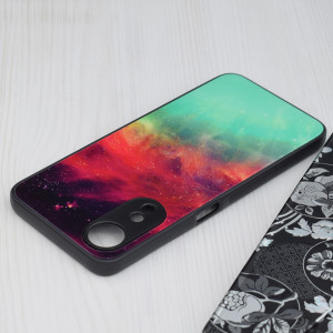 Husa Oppo A58 5G / A78 5G cu sticla securizata, Techsuit Glaze - Fiery Ocean - Img 4