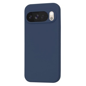 Husa pentru Google Pixel 10 Pro XL, SKYDDAR INNOVATION, din Silicon Catifelat, SoftElegance , Bleumarin, set cu sticker  - Img 3