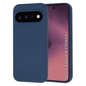 Husa pentru Google Pixel 11 din Silicon Catifelat, Antisoc, set cu sticker, SoftElegance, Bleumarin