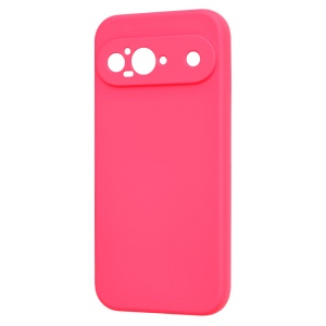 Husa pentru Google Pixel 9 din Silicon Catifelat, Protectie Premium, Skyddar SoftElegance - Fucsia - Img 4