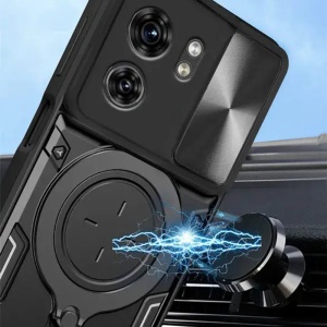 Husa pentru Honor 400 Smart / X7d 4G, SKYDDAR INNOVATION, CamGuard Pro, Inel Magnetic, Protectie Camera, set cu sticker, Mov - Img 5
