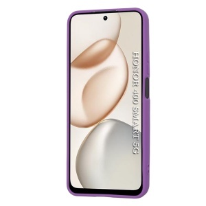 Husa pentru Honor 400 Smart / X7d 4G, SKYDDAR INNOVATION, din Silicon Catifelat, SoftElegance, set cu sticker, Mov - Img 4