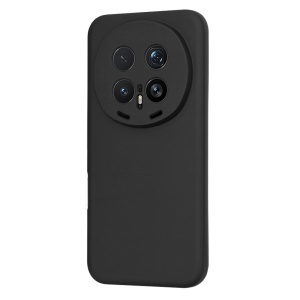 Husa pentru Honor Magic8 Pro, SKYDDAR INNOVATION, din Silicon Catifelat, SoftElegance, set cu sticker, Negru - Img 3