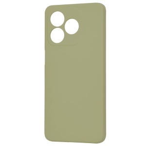 Husa pentru Honor X5c Plus, SKYDDAR INNOVATION, din Silicon Catifelat, SoftElegance, set cu sticker, Verde - Img 3