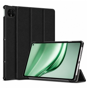 Husa pentru Huawei MatePad Mini 8.8 cu suport Multi-Unghi și functie Sleep/Wake, FoldPro Colour, Negru, set cu sticker