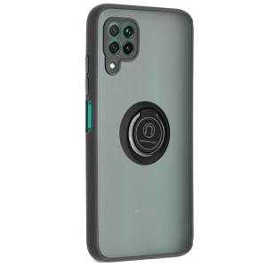 Husa pentru Huawei P40 Lite, SKYDDAR INNOVATION, Glinth cu Inel Rotativ 360° Magnetic, Negru, set cu sticker  - Img 10