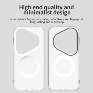 Husa pentru Huawei Pura 80 Ultra, MagSafe, Antisoc, set cu sticker, CandyCase, Alb - Img 5
