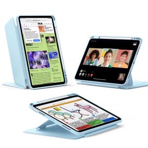 Husa pentru iPad Air 4 (2020) / Air 5 (2022) / Air 11 (2024 / 2025 / 2026), suport pencil, Flip Hybrid ESR, Albastru