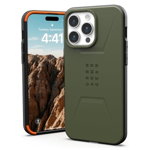 Husa pentru iPhone 15 Pro, Civilian Pro MagSafe, UAG - Verde