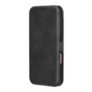 Husa pentru iPhone 16 Plus, SKYDDAR INNOVATION, Safe Wallet tip carte din Piele Ecologica, Suport Carduri, Inchidere Magnetica, Negru, set cu sticker  - Img 7