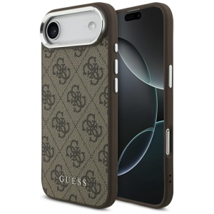 Husa pentru iPhone 17 Air, Hardcase 4G Classic Logo MagSafe, Maro