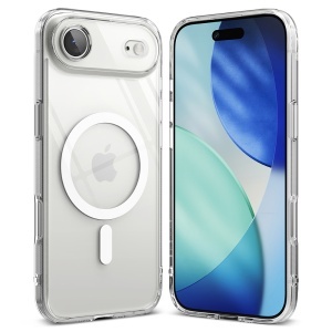Husa pentru iPhone 17 Air, Ringke, Fusion MagSafe, Antisoc, Compatibila Incarcare Wireless, Transparenta