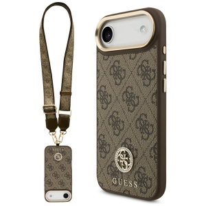 Husa pentru iPhone 17 Air, Silicon 4G Big Metal Logo, Protectie Slim, Maro