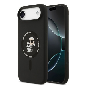 Husa pentru iPhone 17 Air, Silicone MagSafe, Karl Lagerfeld, Roz