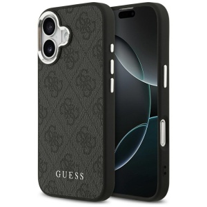Husa pentru iPhone 17, Hardcase 4G Classic Logo MagSafe, Negru