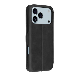 Husa pentru iPhone 17 Pro, SKYDDAR INNOVATION, Safe Wallet tip carte din Piele Ecologica, Suport Carduri, Inchidere Magnetica, Negru, set cu sticker  - Img 5