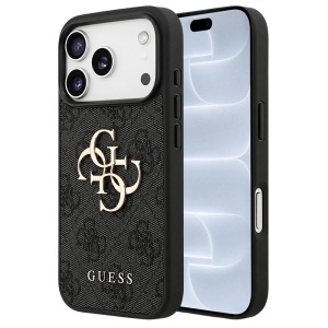 Husa pentru iPhone 18 Pro / iPhone 17 Pro - Guess Hardcase 4G Big Logo - Black