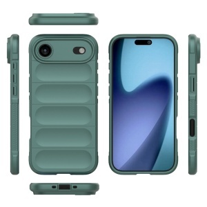 Husa pentru iPhone Air, SKYDDAR INNOVATION, Magic Shield, din Silicon Mat, set cu sticker, Verde - Img 2