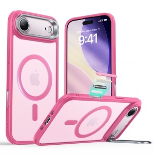 Husa pentru iPhone Air, slim, ESR Classic Hybrid HaloLock Kickstand, Roz