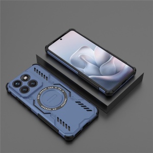 Husa pentru Motorola Edge 70 Fusion, Magsafe, Antisoc, Anti zgarieturi, set cu sticker, ArmorMag, Albastru - Img 5