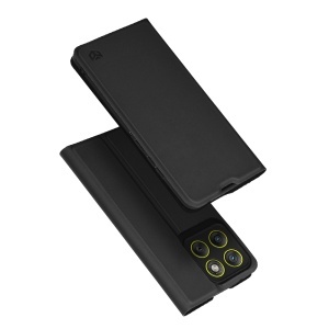 Husa pentru Motorola Edge 70, SKYDDAR INNOVATION, Magskin Book, tip Carte cu Portofel Interior, set cu sticker, Negru