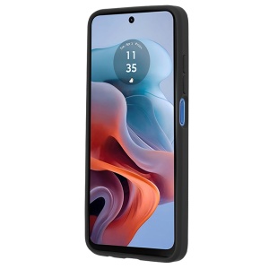 Husa pentru Motorola Moto G34 / Moto G45, SKYDDAR INNOVATION, Glinth cu Inel Rotativ 360° Magnetic, Negru, set cu sticker  - Img 8