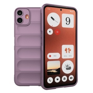 Husa pentru Nothing CMF Phone 1, SKYDDAR INNOVATION, Magic Shield, din Silicon Mat, set cu sticker, Mov